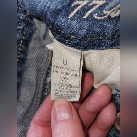 American Eagle Jeans, blue, size 0 - Picture 3 of 4
